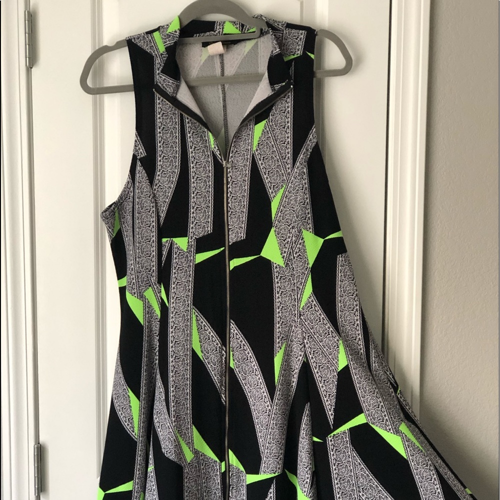 Funky Fun Zipper Front Dress